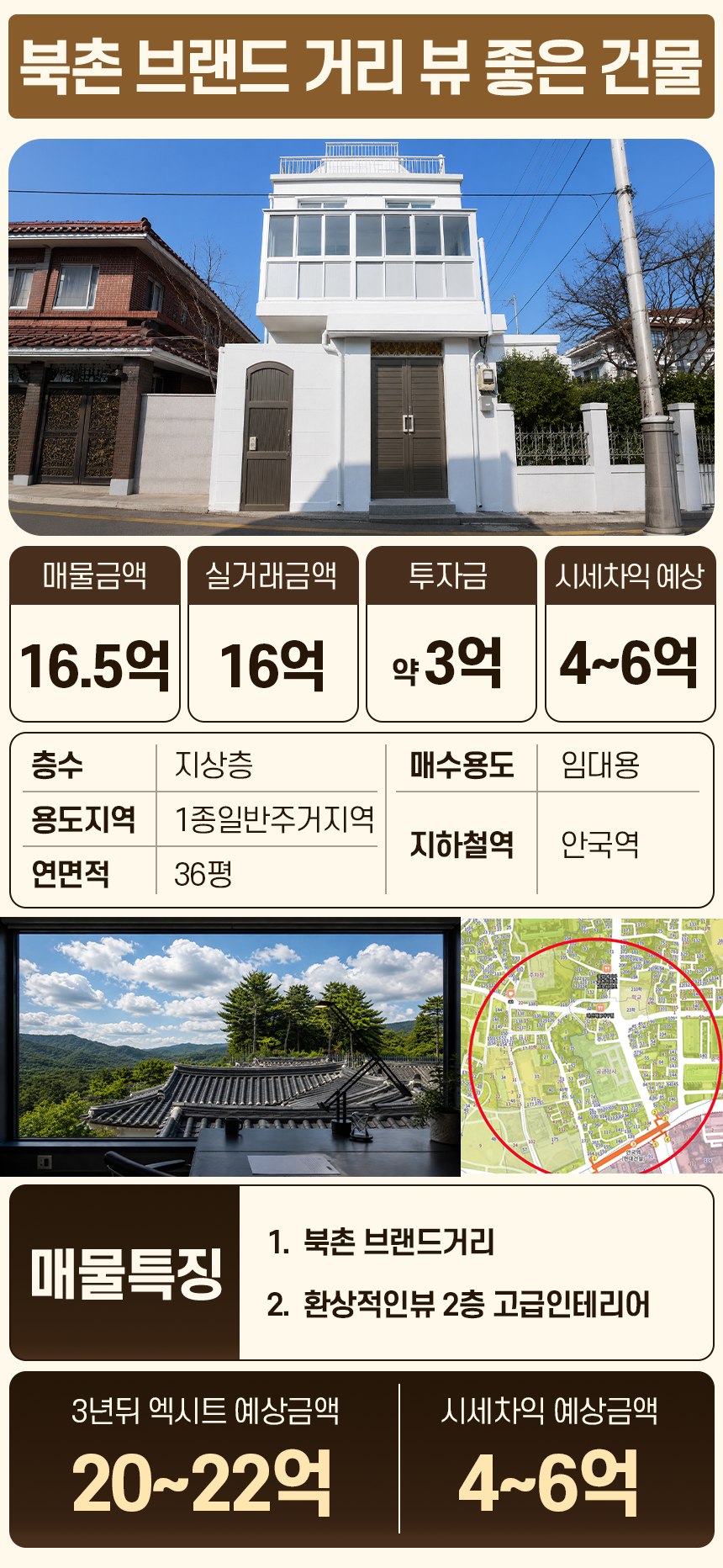 북촌 브랜드 거리뷰 건물
